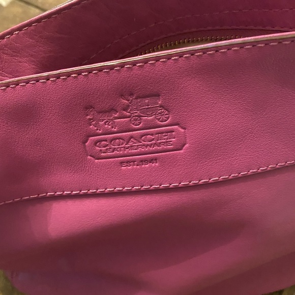 Coach lilac shoulder bag - Picture 6 of 12